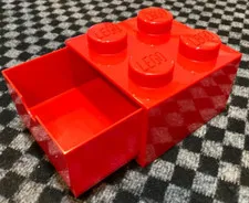 LEGO Storage Products: 40201730 4-Stud Desk Drawer Red 6 inches