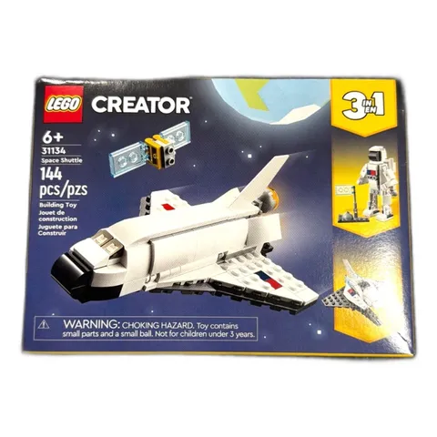 LEGO Creator 3 in 1 Space Shuttle Astronaut Figure Building Set 144pcs New