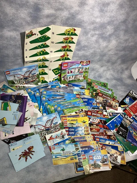 Lego Instructions Manual Lot Star Wars Creator Ninja Friends Technic 14+ POUNDS