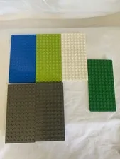 Lot of 6 Lego Base Plates 92438 #4204 & other #50