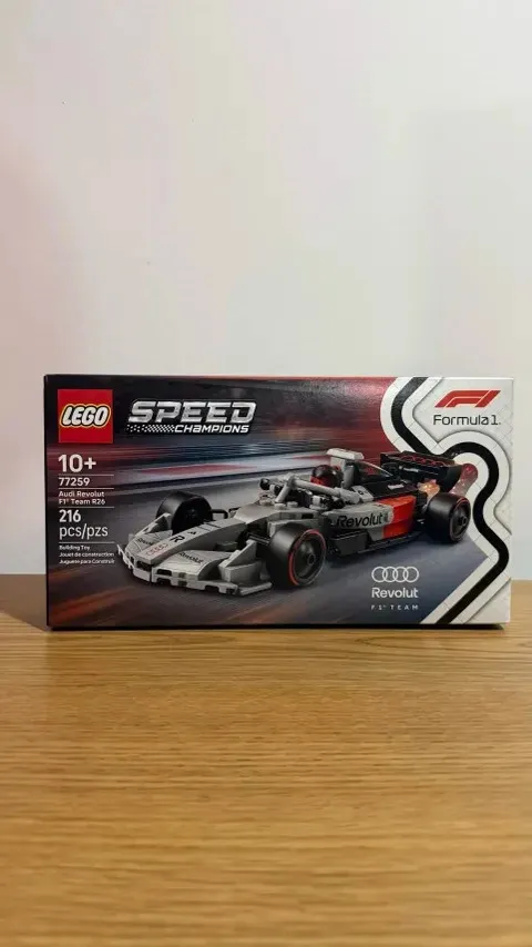 LEGO Speed Champions 77259 Audi Revolut F1 Team R26 216pc Building Toy Formula 1