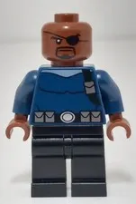 Lego Super Heroes Ultimate Spider Man Nick Fury Minifigure sh056 For Set 76004