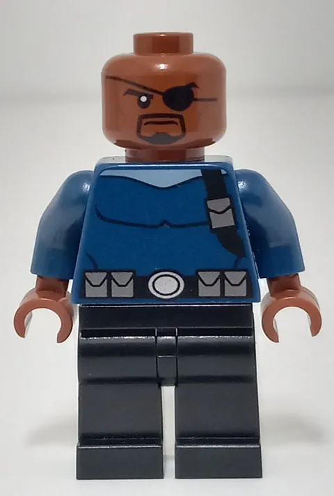 Lego Super Heroes Ultimate Spider Man Nick Fury Minifigure sh056 For Set 76004