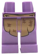 Lego New MRS. FLUME MINIFIG LEGS Medium Lavender Medium Nougat Apron HP D478