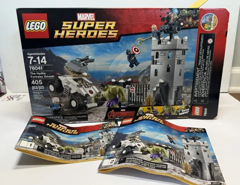 LEGO Marvel: The Hydra Fortress Smash (76041) Box And Manuals Only