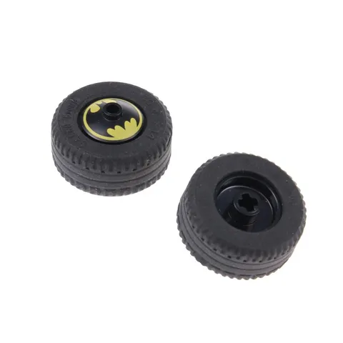 2x LEGO Rad 30.4x14 Schwarz 18x12 Felge Batman 76119 58090 18976c02