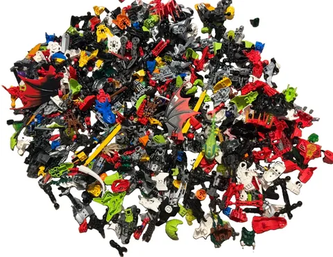 Huge Lot Of Bionicle/Hero Factory Parts, Pieces, Weapons 2010-2015