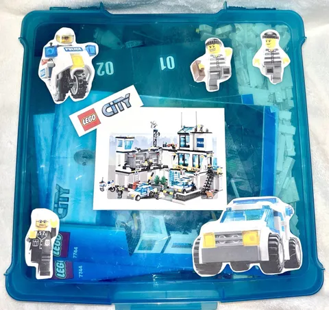LEGO CITY: Police Headquarters (7744)- RETIRED SET, Replaced pieces *see photo