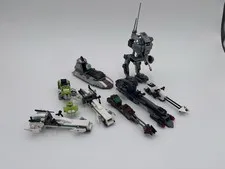 LEGO Star Wars Bulk Lot Assembled Vehicles & Walker Builds, Multicolor