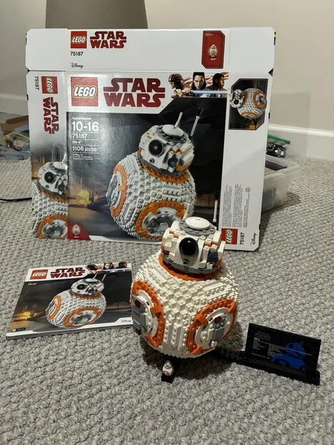 LEGO Star Wars BB-8 75187 Complete Set 1106 Pieces Box & Instructions