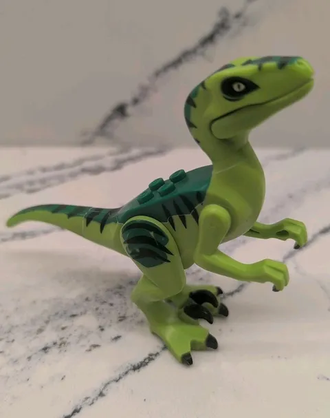LEGO Velociraptor Bright Green minifigure Jurassic World 10757 dinosaur Raptor