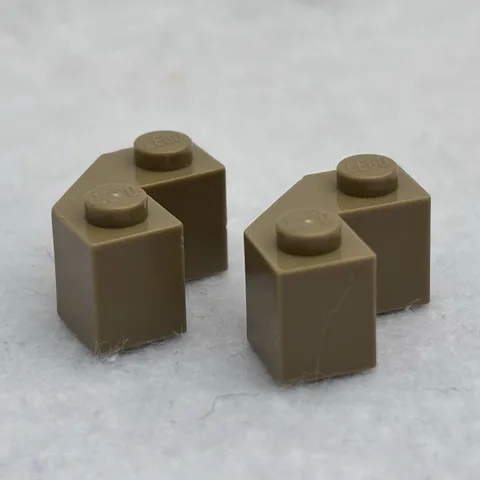 LEGO 87620 Dark Ran Brick, Modified Facet 2 x 2