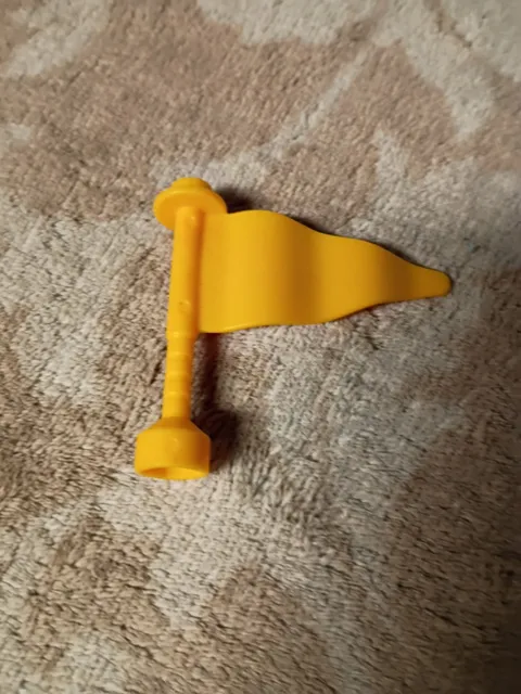 LEGO Duplo Block YELLOW FLAG PLAYGROUND BUILDING HOUSE PIRATE PIECE Replacement 