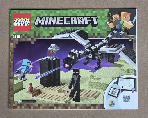 LEGO Minecraft - Manual Only - 21151 The End Battle