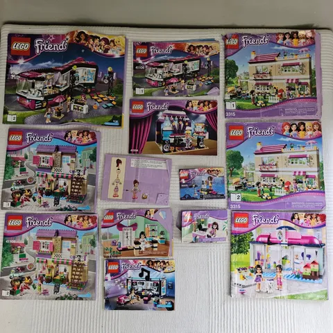 Lego Friends Instruction Manuals Only Lot 41103 41108 41004 41002 3115 & more
