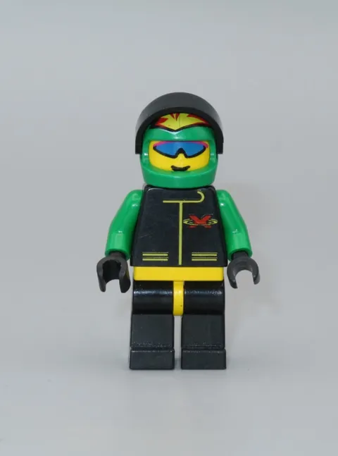 LEGO Extreme Team race car driver minifigure green 2963