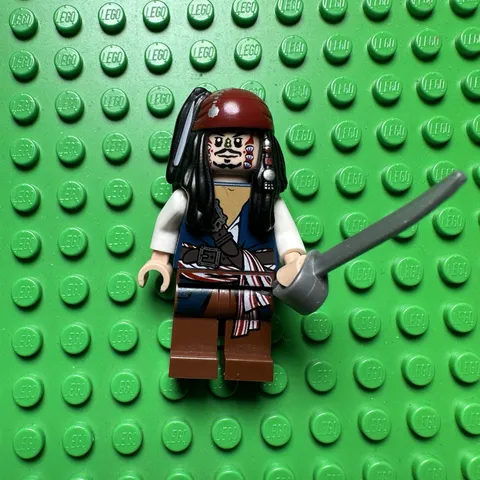 LEGO Captain Jack Sparrow Minifigure Cannibal Pirates of the Caribbean poc010