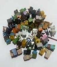 Official Minecraft LEGO Minifigure Lot  Of 50+ Pieces; Washed & Sanitized