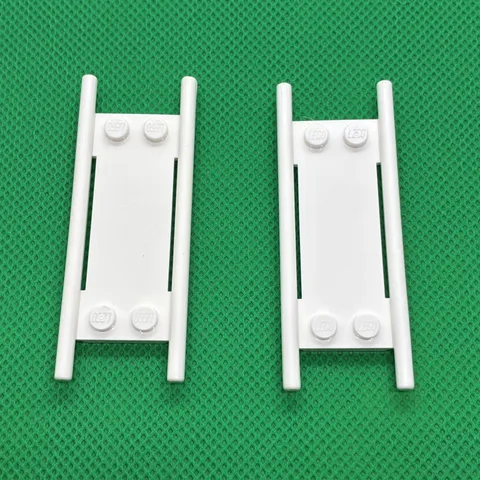 LEGO Parts - White Minifigure, Utensil Stretcher NO Bottom Hinge 93140 QTY 2