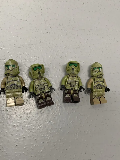 LEGO Star Wars Kashyyyk 41st Elite Corps Clone Trooper Minifig Lot 75035 sw0518