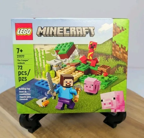Lego Minecraft 21177 The Creeper Ambush Building Set Steve Creeper Unopened New