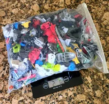 2lb LEGO BIONICLE Hero Factory Bulk Mixed Lot READ