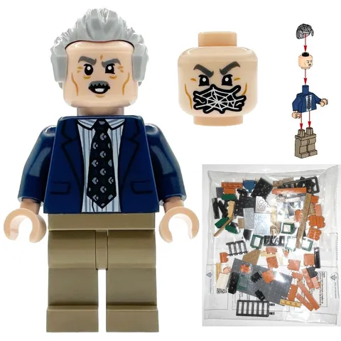 LEGO J. Jonah Jameson minifigure (NEW, NEVER BUILT) 76342 Daily Bugle Spider-Man