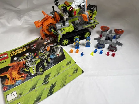 LEGO Power Miners: Crystal Sweeper 8961 WITH INSTRUCTIONS INCLUDED 99% COMPLETE