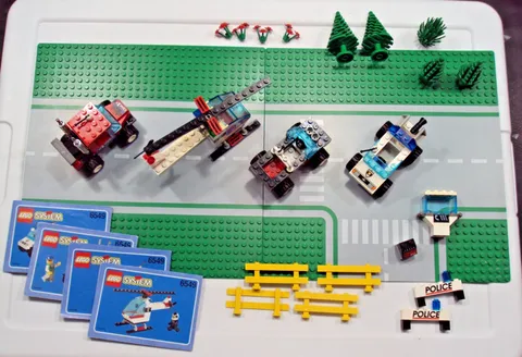 Lego - Roadblock Runners (6549) Bricks +Manuals + 4 Minifigs , No Box, free S/H