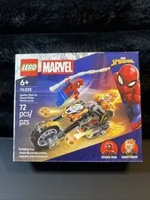 LEGO Factory Sealed NEW Marvel Spider-Man vs. Ghost Rider Motorcycle 76335! 🔥🔥