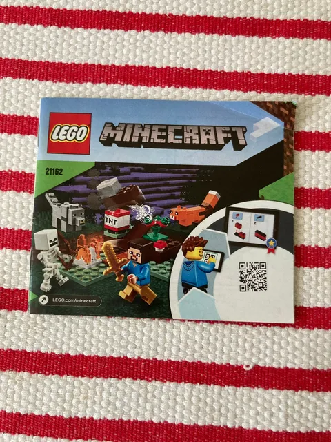 Lego Minecraft 21162 The Taiga Adventure Set Instruction Booklet ONLY