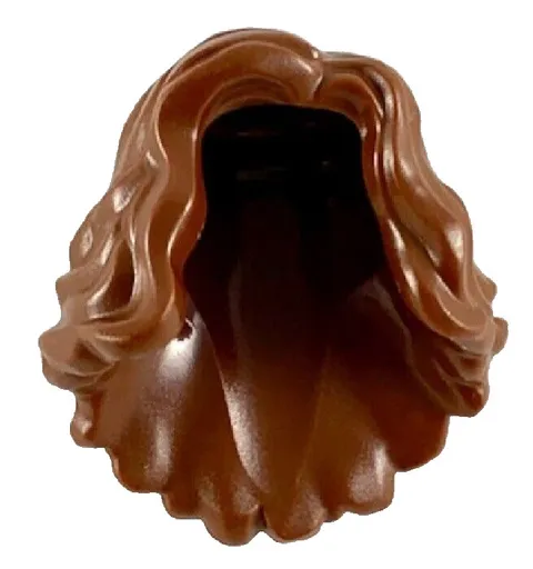 Lego NEW Hermione Minifig HAIR Reddish Brown Wavy Wig HP Part 23187 D37