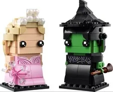 LEGO Wicked Elphaba & Glinda Brick Headz Disassemble With Instructions 40794￼
