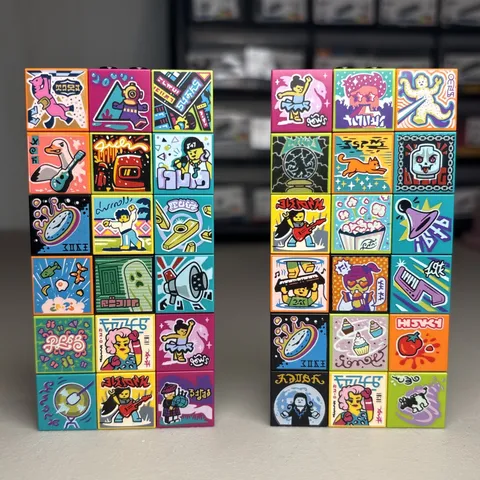 LEGO Vidiyo BeatBit Lot 36 2x2 Tiles 43101 Bandmates Complete Set
