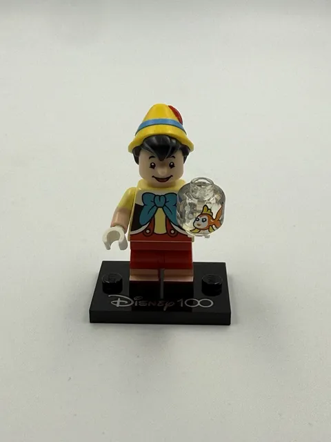 Lego Disney 100 Minifigure Pinocchio With Fish Bowl Small Figure Collectible