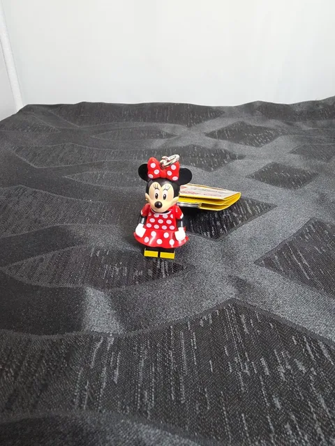LEGO DISNEY Minnie Mouse Key Ring Minifigure KEYCHAIN #853999 NWT