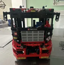 LEGO Technic 8041 Race Truck Racing Set V8 Engine 608 pcs 9-16 Complete