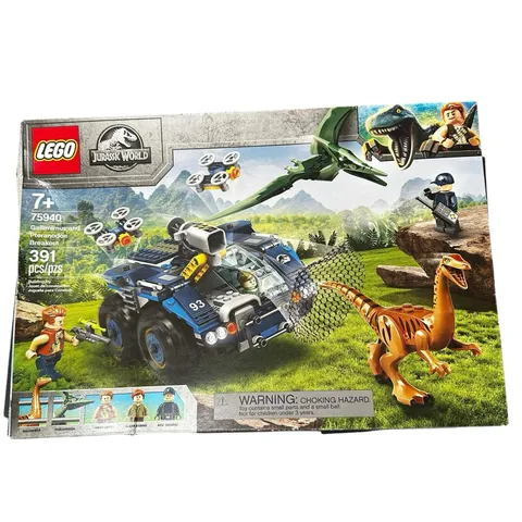 NIB LEGO #75940 Jurassic World Gallimimus and Pteranodon Breakout BOX CREASED