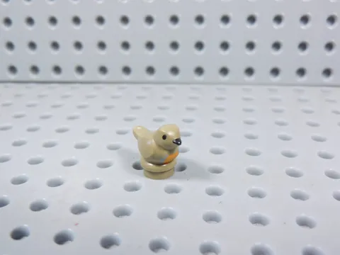 LEGO Dark Tan Bird w/ Black Eyes Animal Minifig AZ