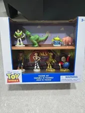 Toy Story Figure Set: Buzz, Woody, Rex, Alien, Hamm, Jessie, Bullseye, Pete