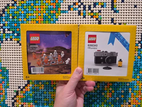 Lego Tic Tac Toe & Vintage Camera - 6533583 & 6392343 - NEW & SEALED
