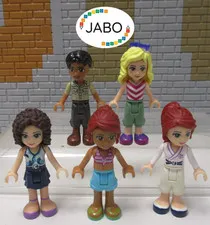(L 15 / 13 / 9) Lego Friends 5 Figures Minifigures