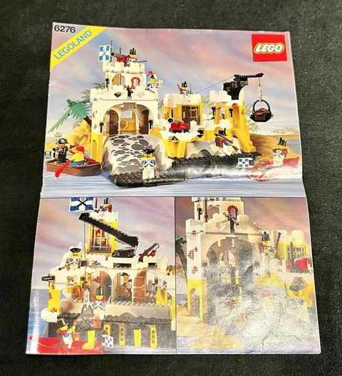 Lego Legoland Pirate System Eldorado Fortress 6276 Instruction Manual Only