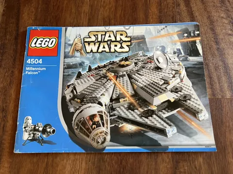 Lego Star Wars Millennium Falcon 4504 Instruction Manual Booklet Only 2004