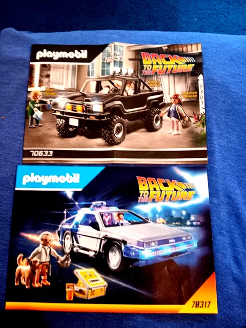 Lego instruction books Back to the future 70533,78317 & Lego City 60283  Fr Ship
