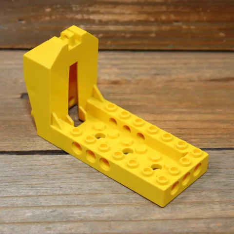 LEGO Yellow Cockpit 10 x 4 x 5 with Technic Holes Part No. 30627