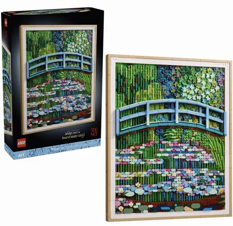 Lego 31220 Art Claude Monet – Bridge over a Pond of Water Lilies New Exclusive