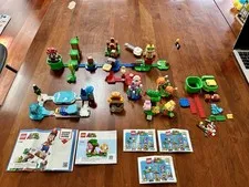 Super Mario LEGO Bulk Lot - 9 Sets W/ Mario - Some Complete With Manuals