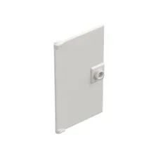 LEGO 2x White Door 1 x 4 x 6 with Stud Handle inv.647