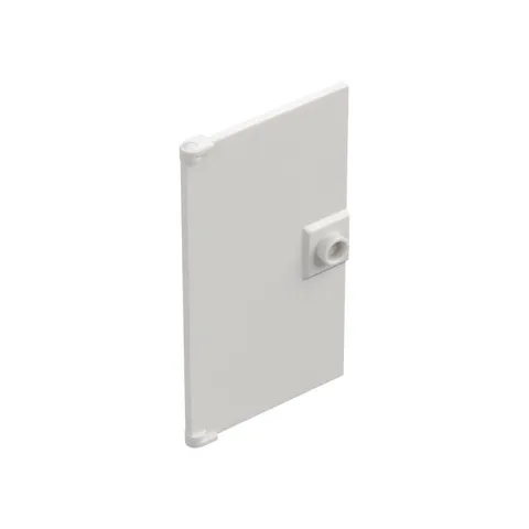 LEGO 2x White Door 1 x 4 x 6 with Stud Handle inv.647